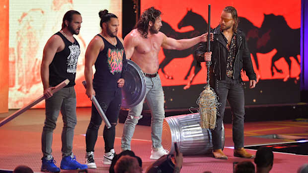 Kenny Omega, Adam Page and The Young Bucks on AEW Dynamite